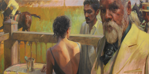 Gray Lag Oil on Panel by Gabriel Mark Lipper