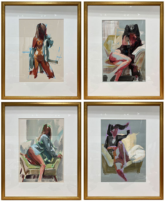 Gabriel Mark Lipper - Works on Paper - Figure Studies