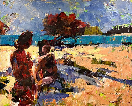 Gabriel Mark Lipper - Harmony - Mixed Media on Canvas - 36”x48” 