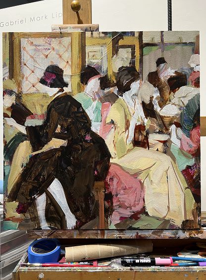 Inspiration Fridays Traveling without Knowing Parisian Painting