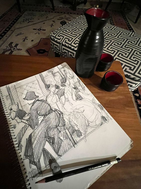 Inspiration Fridays Traveling without Knowing Sketch