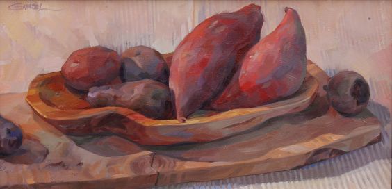 8paint Inspiration Fridays - Gabriel Mark Lipper - Still Life with Yams