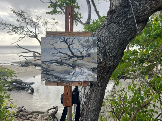 Inspiration Fridays Are you playing it safe? Calolima the Little Creek Plein Air Painting