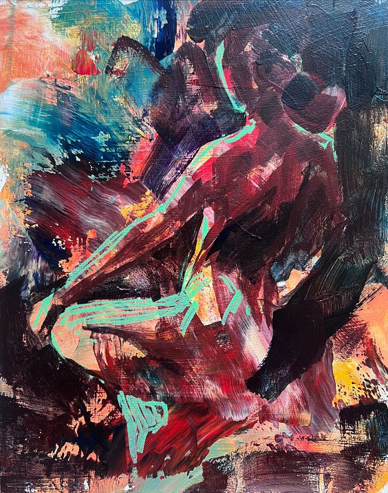 Inspiration Fridays! Can you commit to Play? Figure Painting Workshop Demo Painting