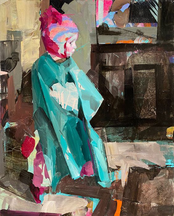 Superpowers - 30"x24" - acrylic on panel - Gabriel Mark Lipper