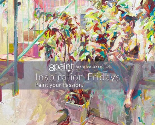 Gabriel Mark Lipper - Seclusion - Mixed Media on panel - 48”x 48”
