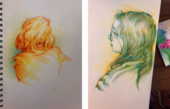 8paint Inspiration Friday 21 a week Sketches