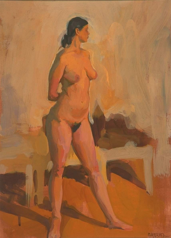 Inspiration Fridays -  Have you thanked your paintings for showing up? By Gabriel Mark Lipper Acrylic Vinyl on Paper Board